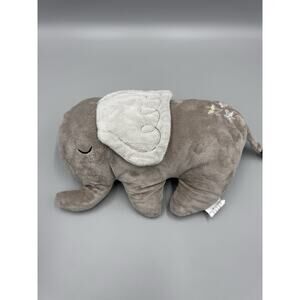 Hobby Lobby Gray Sleeping Elephant Plush Stars On Bottom 13” Stuffed Animal